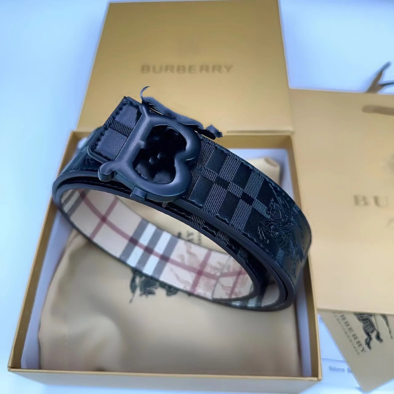 Burberry Black Belt