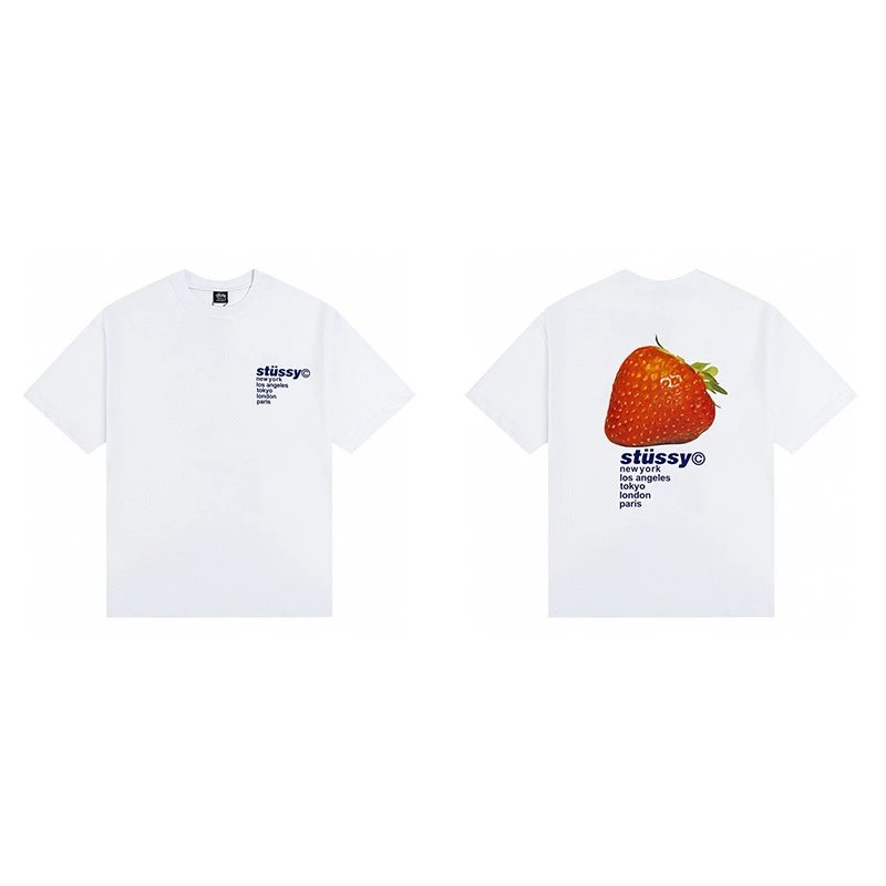 Stussy Strawberry White T-Shirt