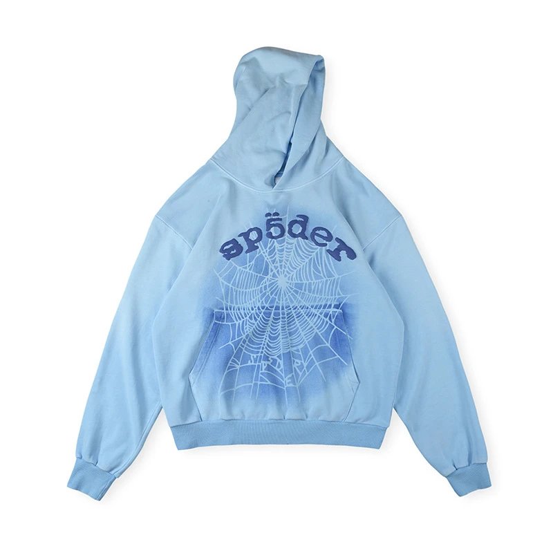 Spider Blue Hoodie