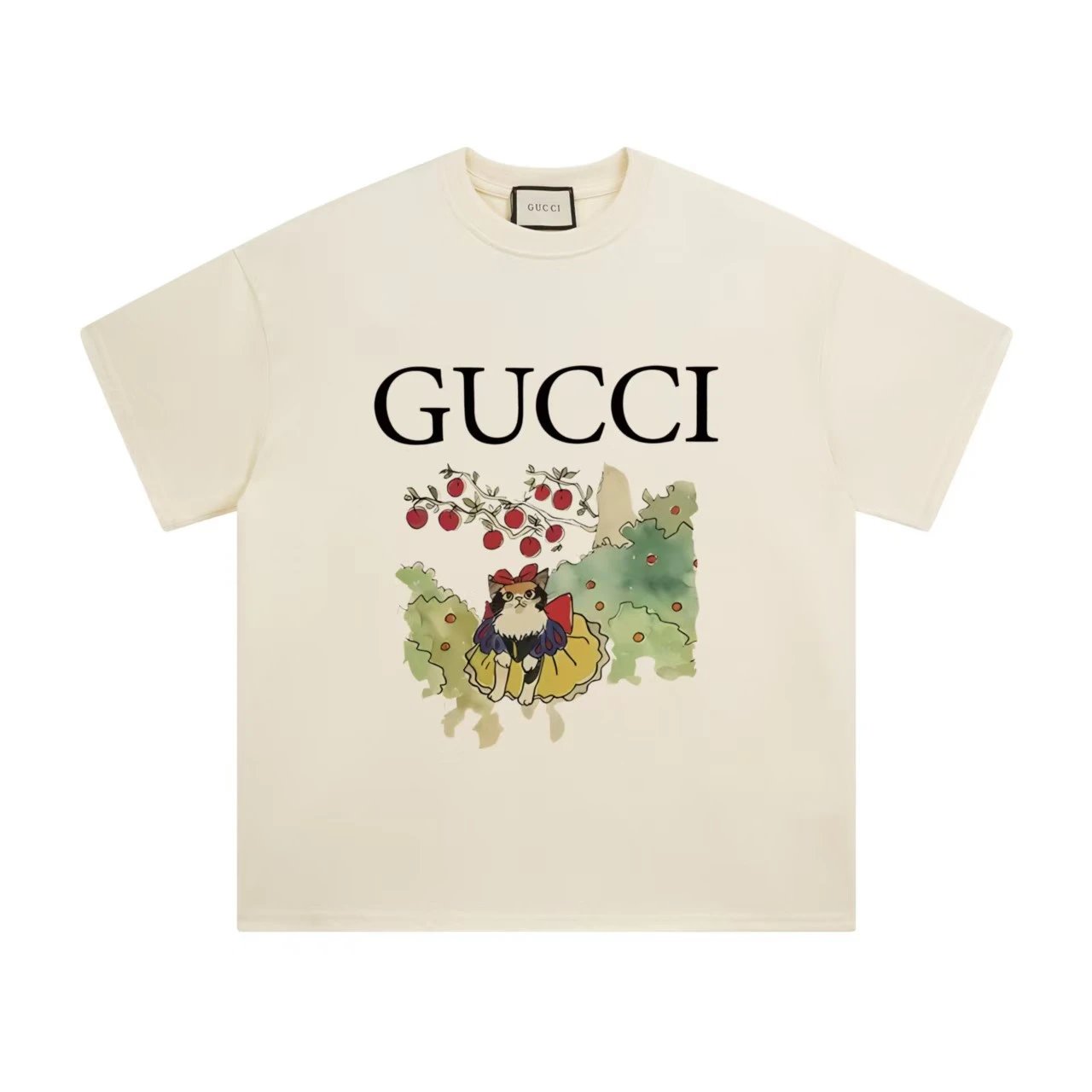 Gucci Cat Print Beig
