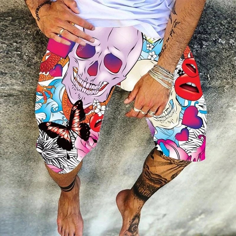 Printed Skull Colorf