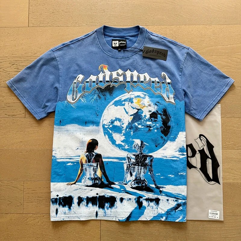 Godspeed Blue T-Shir