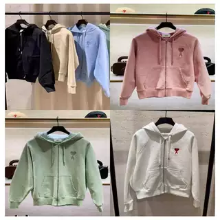AMI hooded long-sleeved sweatshirt