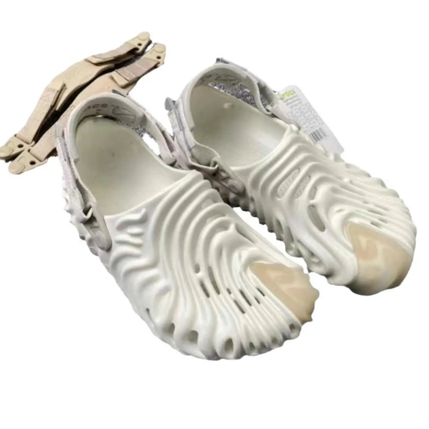 Crocs Mega Crush Clog Black Sandals - 6