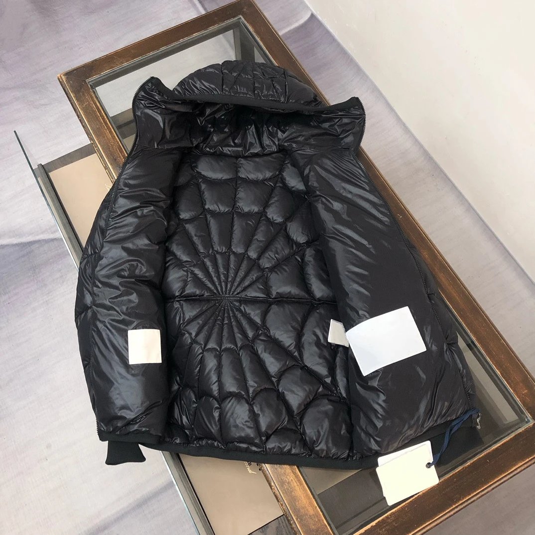 Moncler Maya Black Quilted Hooded Puffer Jacket