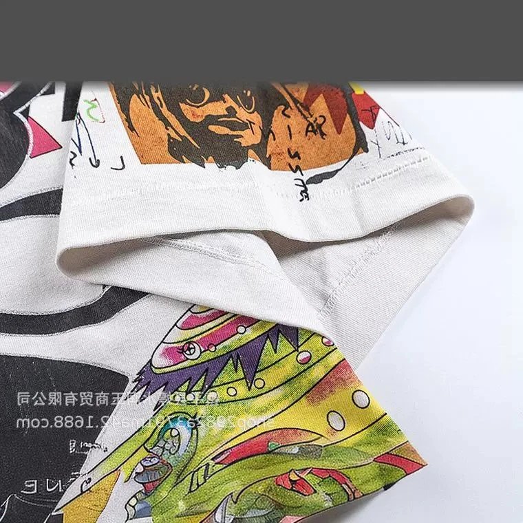 Saint Laurent Graphic Print Black Oversized T Shirt