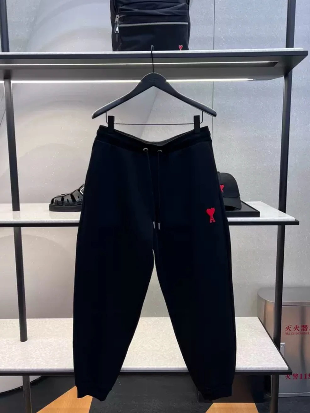 Ami Paris Black Pant