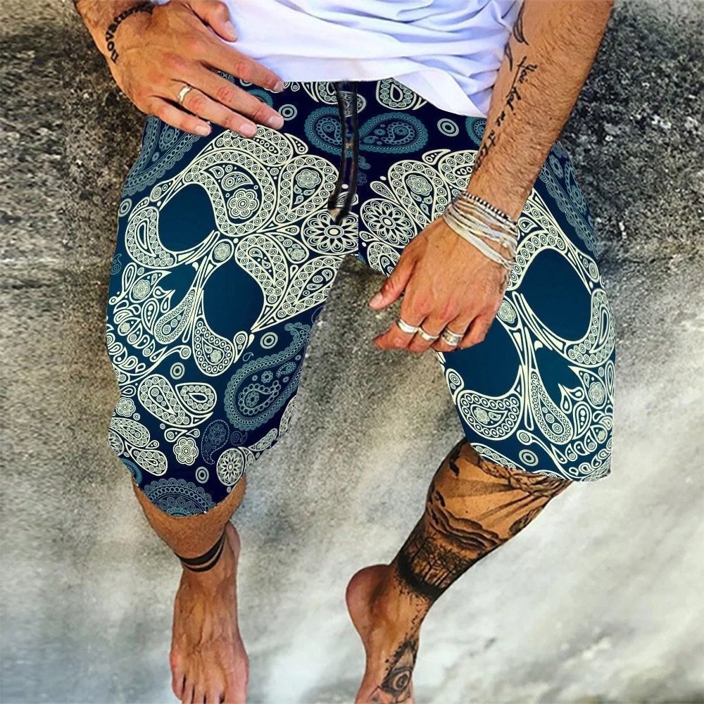 Nike Skull Blue Shor
