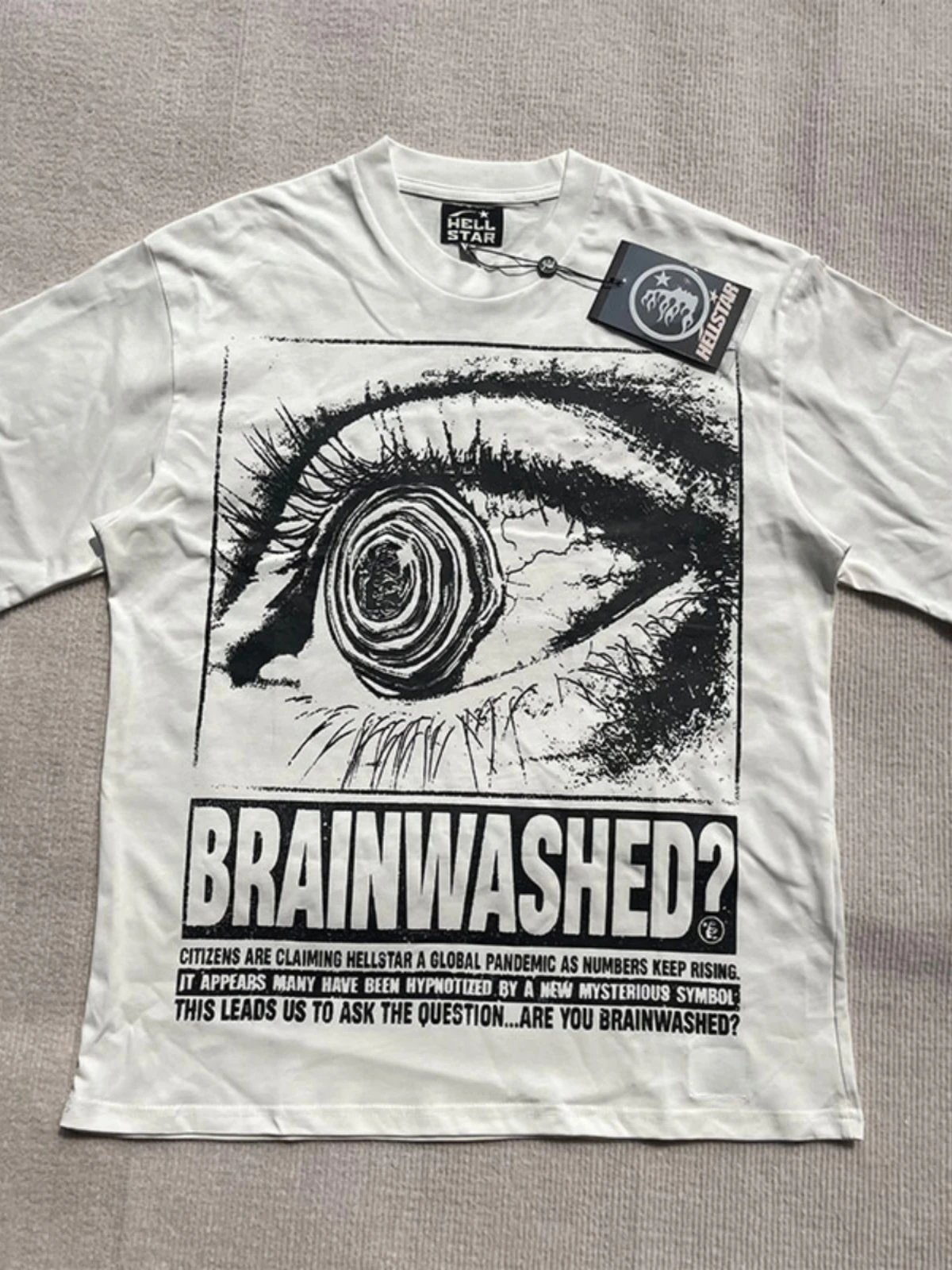 Hellstar Graphic Print Multicolor Streetwear T-Shirt