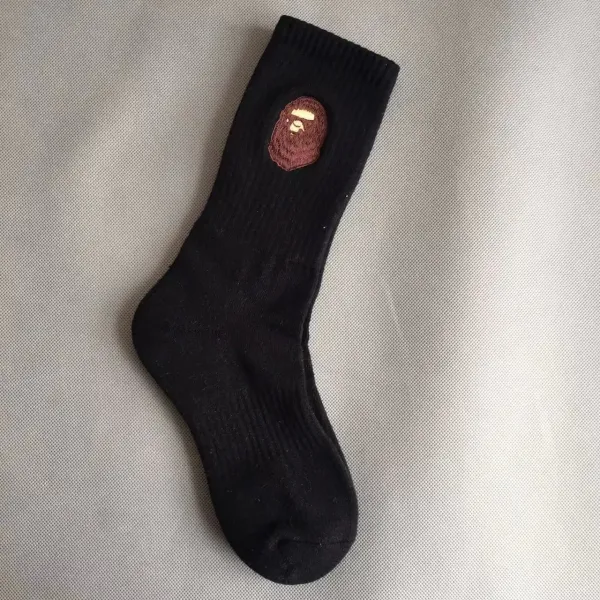 A Bathing Ape Black Socks - 1