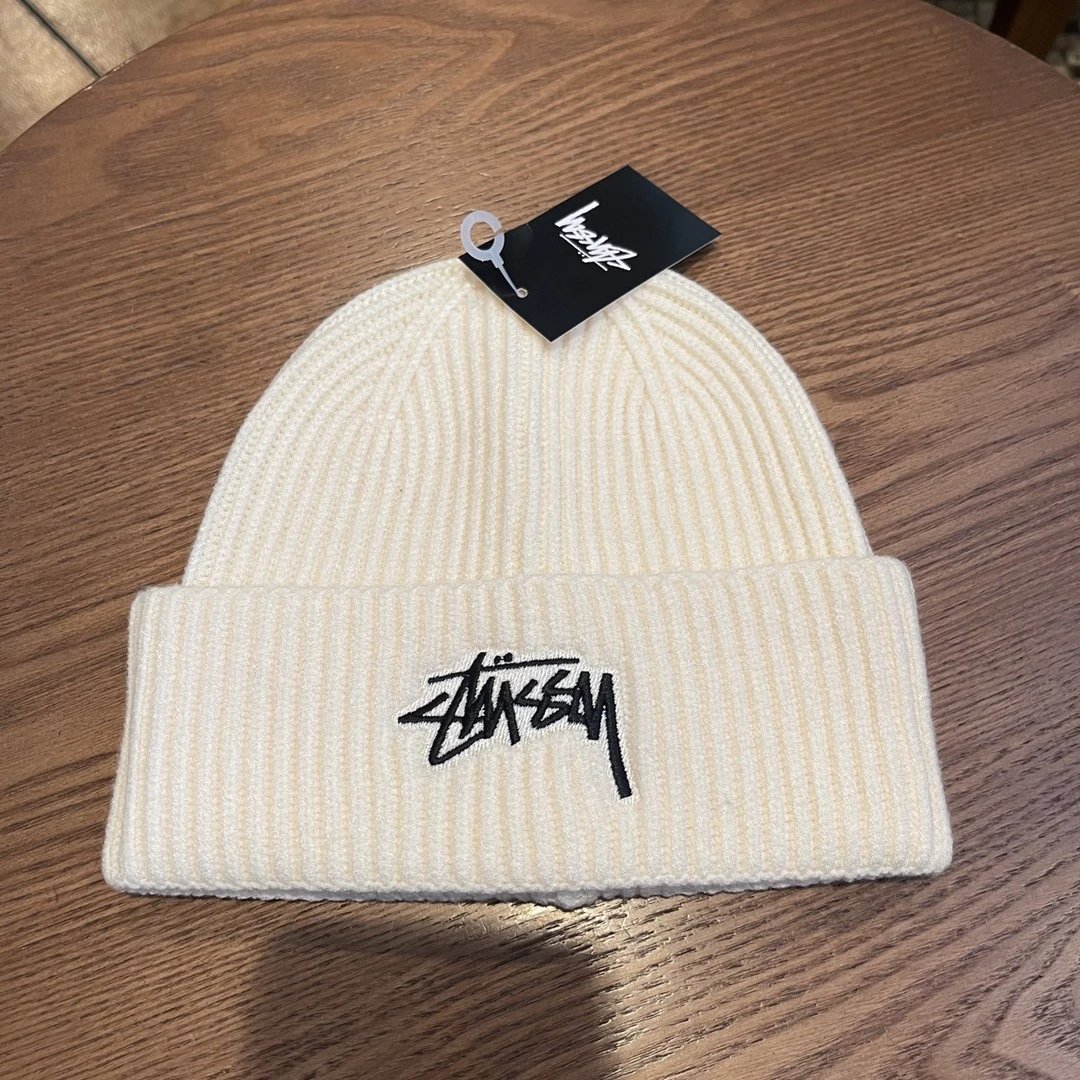 Stussy Beanie Cream 