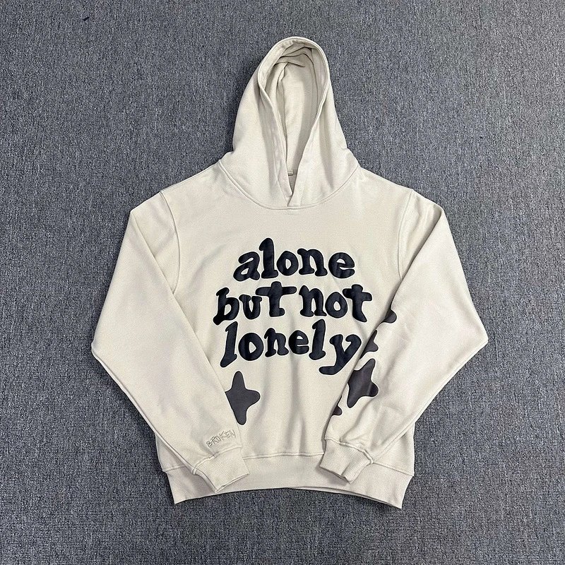Broken Hoodie Cream 