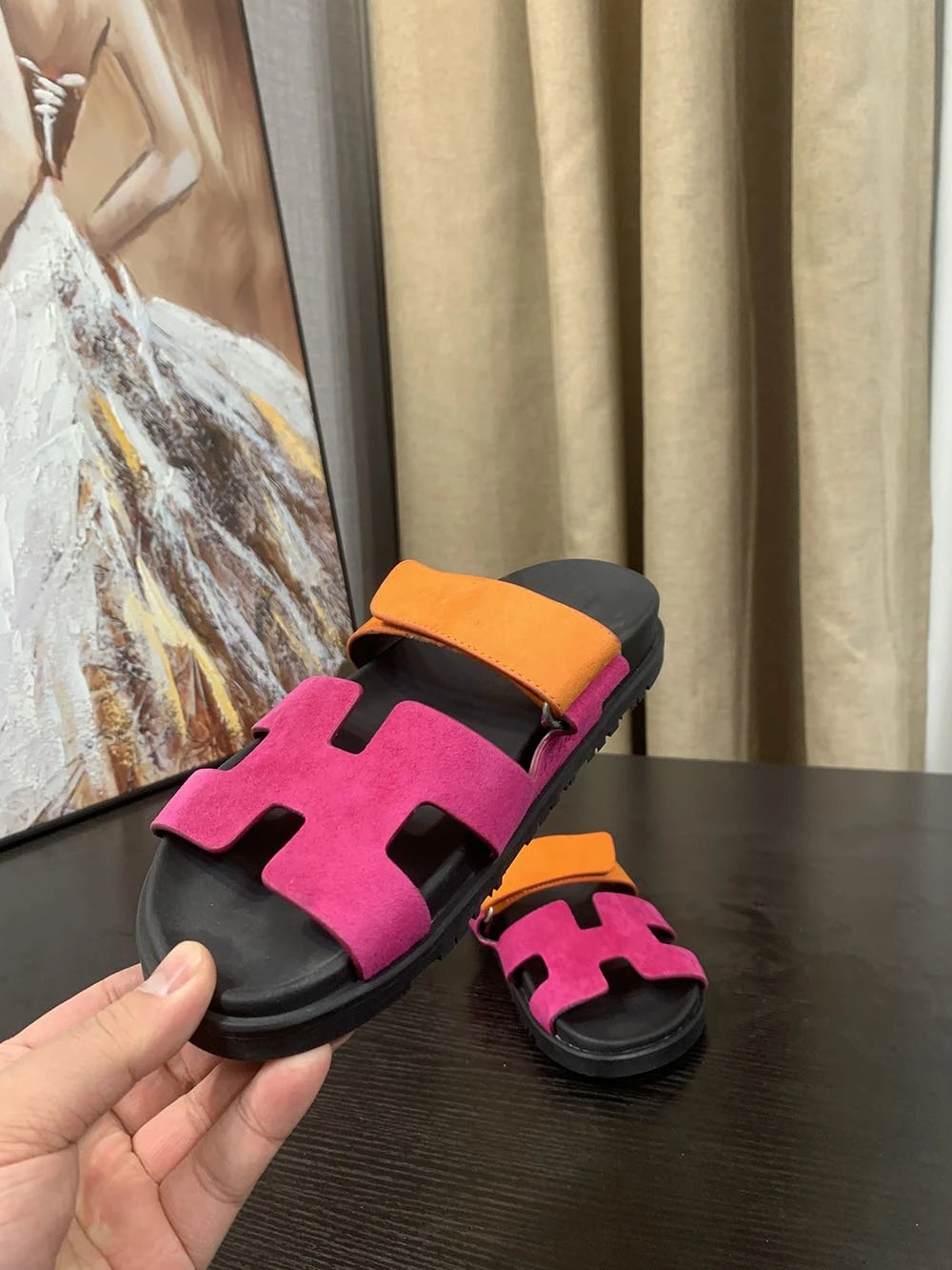 Hermès Color Matching Slippers photo 5