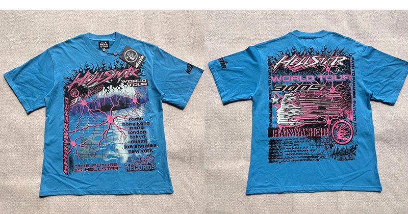 Hellstar Blue T-Shir