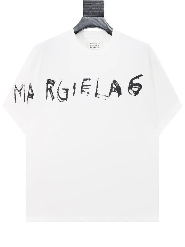 Maison Margiela Logo Black White Graphic T-Shirt