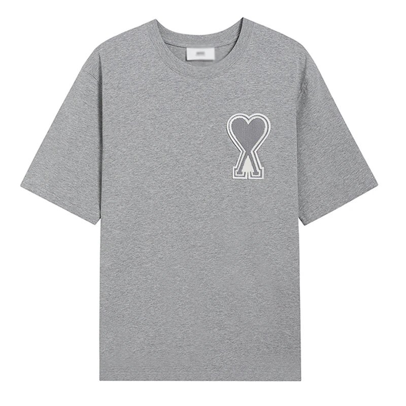 Ami Paris Grey T-Shi