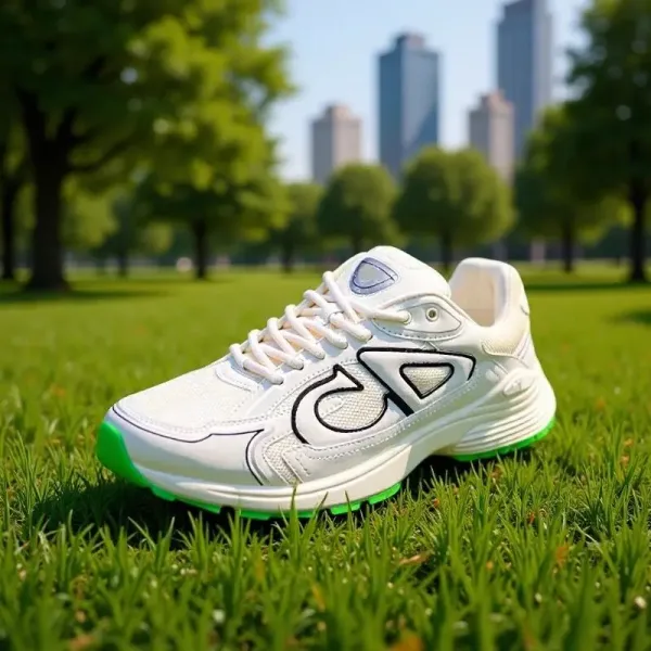 Design Chunky Runner Olive Green Sneakers - 3