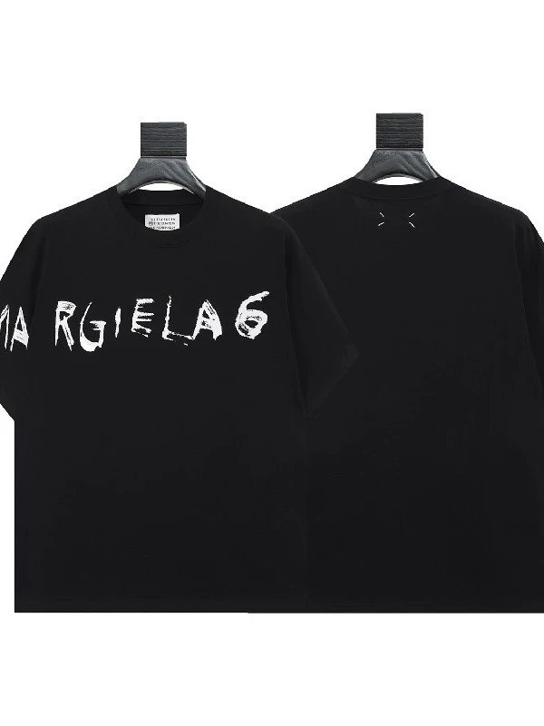 Maison Margiela Logo Black White Graphic T-Shirt