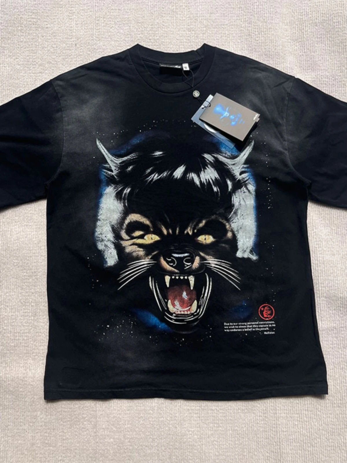 Hellstar Graphic Print Multicolor Streetwear T-Shirt