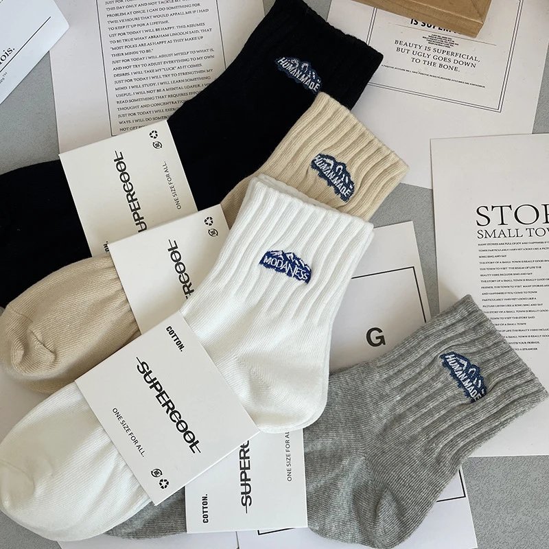Human Made x Supercool Ribbed Crew Socks Black - 3
