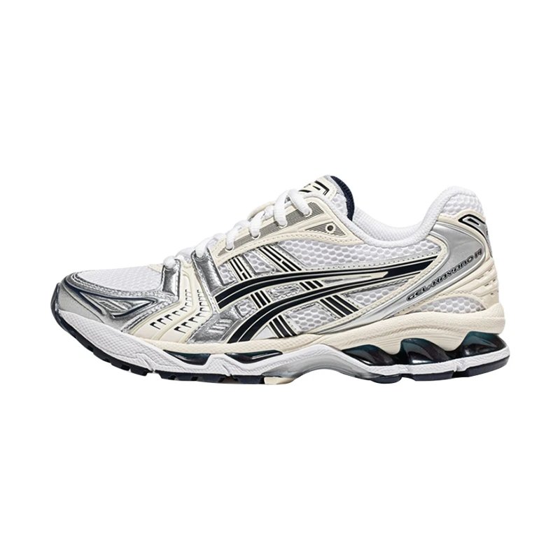 Asics Gel-Kayano 14 Silver White Mesh Running Shoes