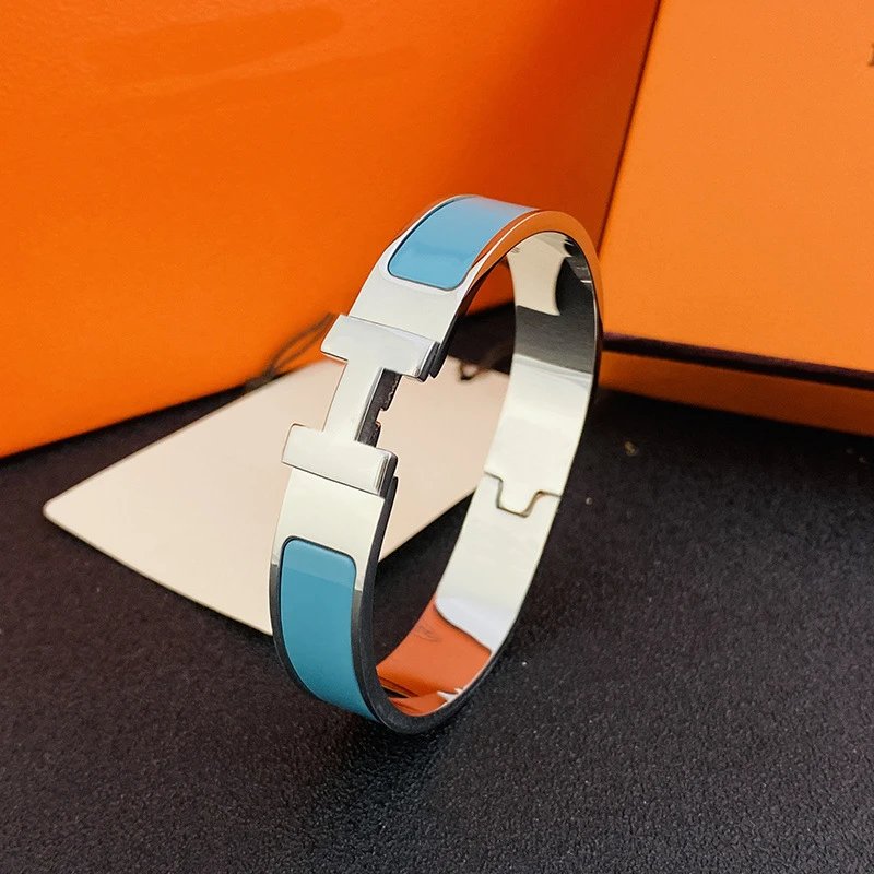 Hermès H Blue Bracel