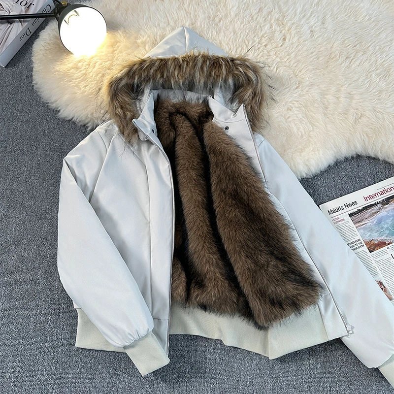 Dior White Fur Jacke