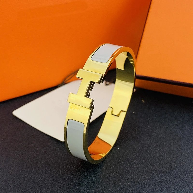 Hermès Gold White Br