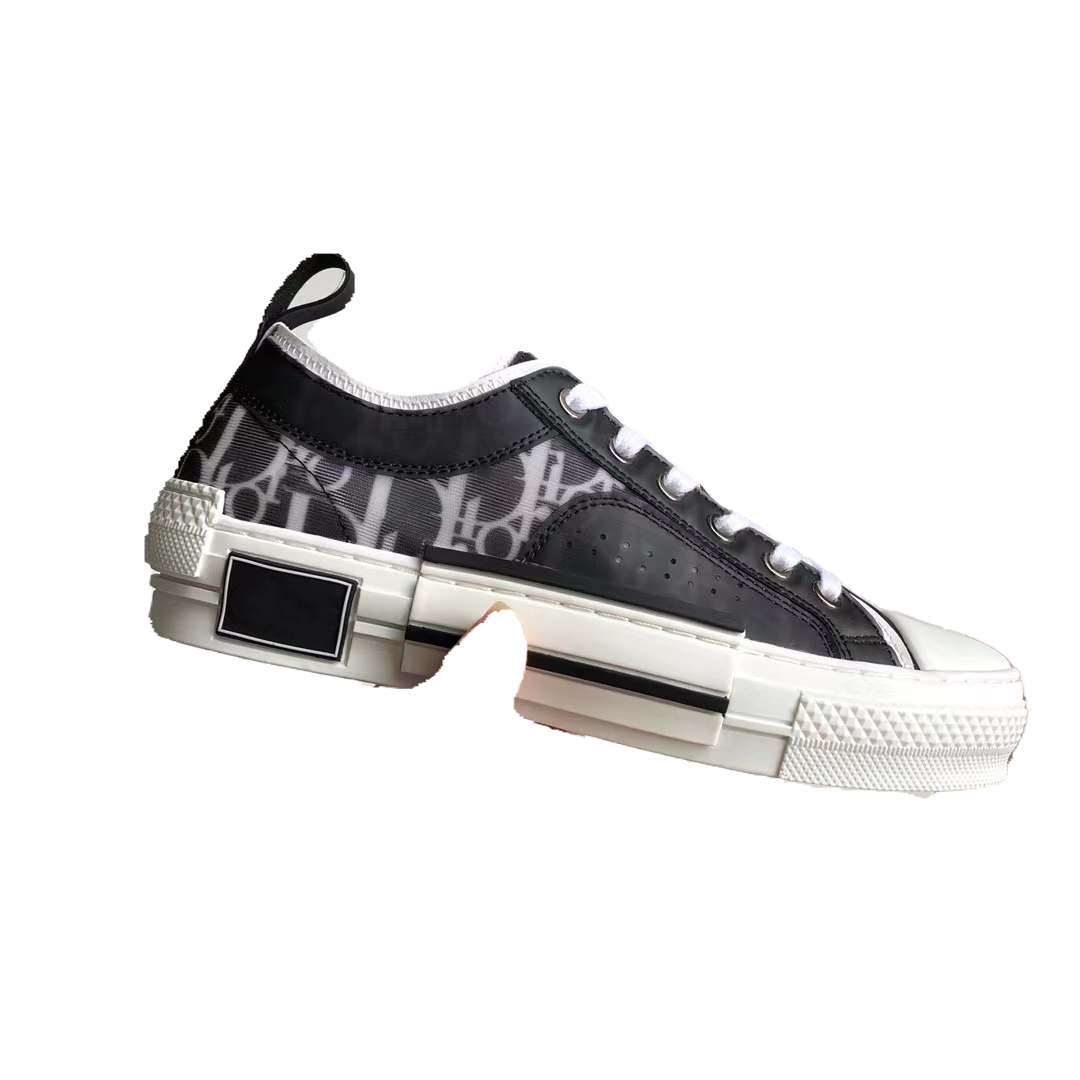Dior B23 White Monogram Mesh Sneakers