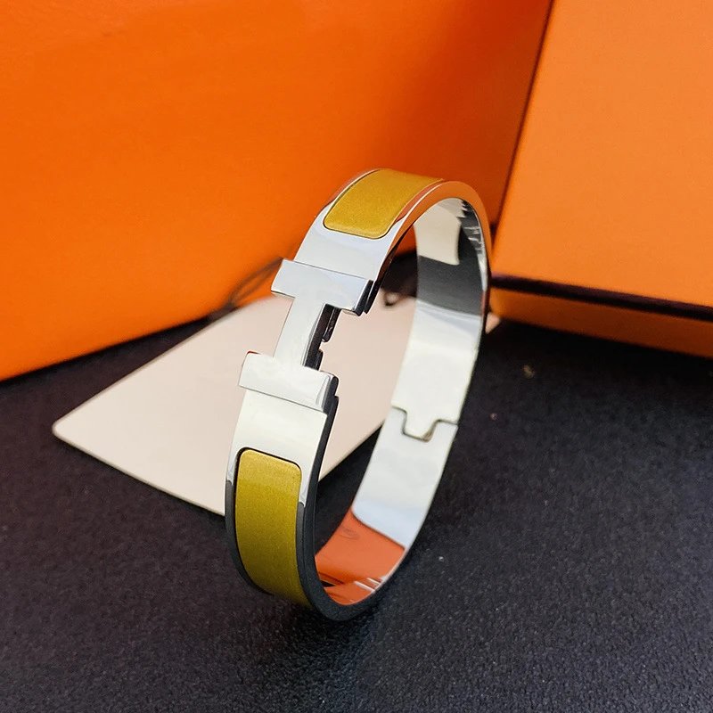 Hermès H Yellow Brac