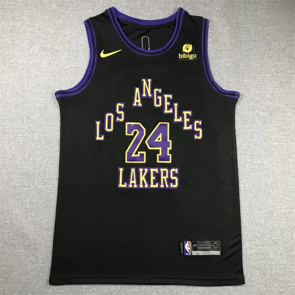 Nike NBA Los Angeles Lakers City Edition Black Jersey - 1