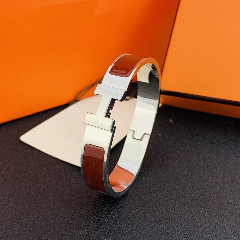 Hermès Red Cuff Brac