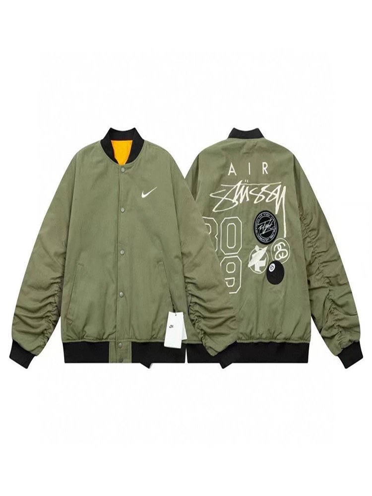 Nike Stussy Green Jacket