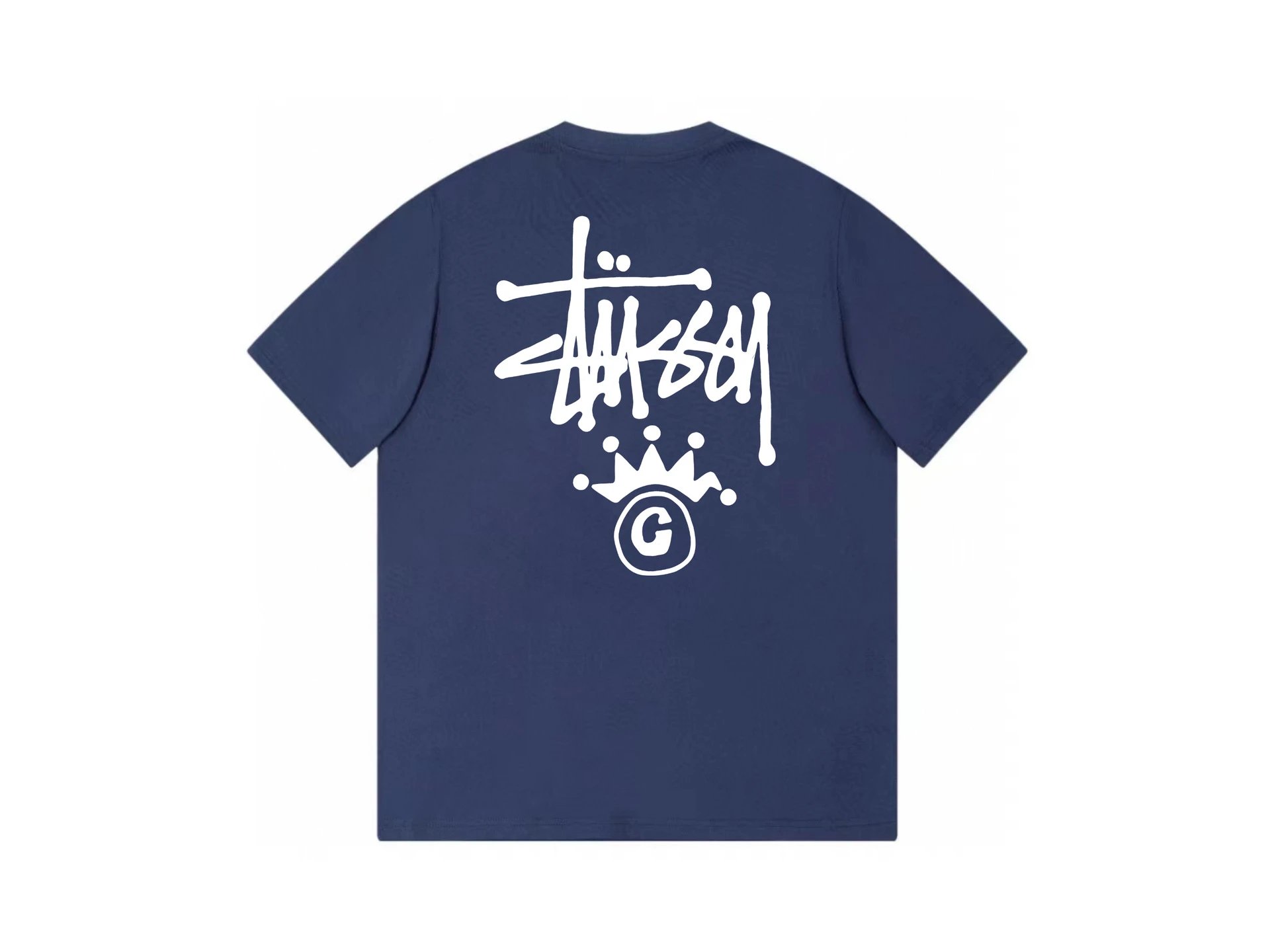 Stussy Crown Blue T-
