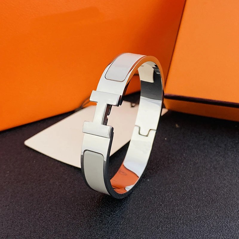 Hermès H Silver Brac