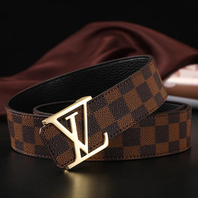 Men's Genuine Leather Business Belt photo 8