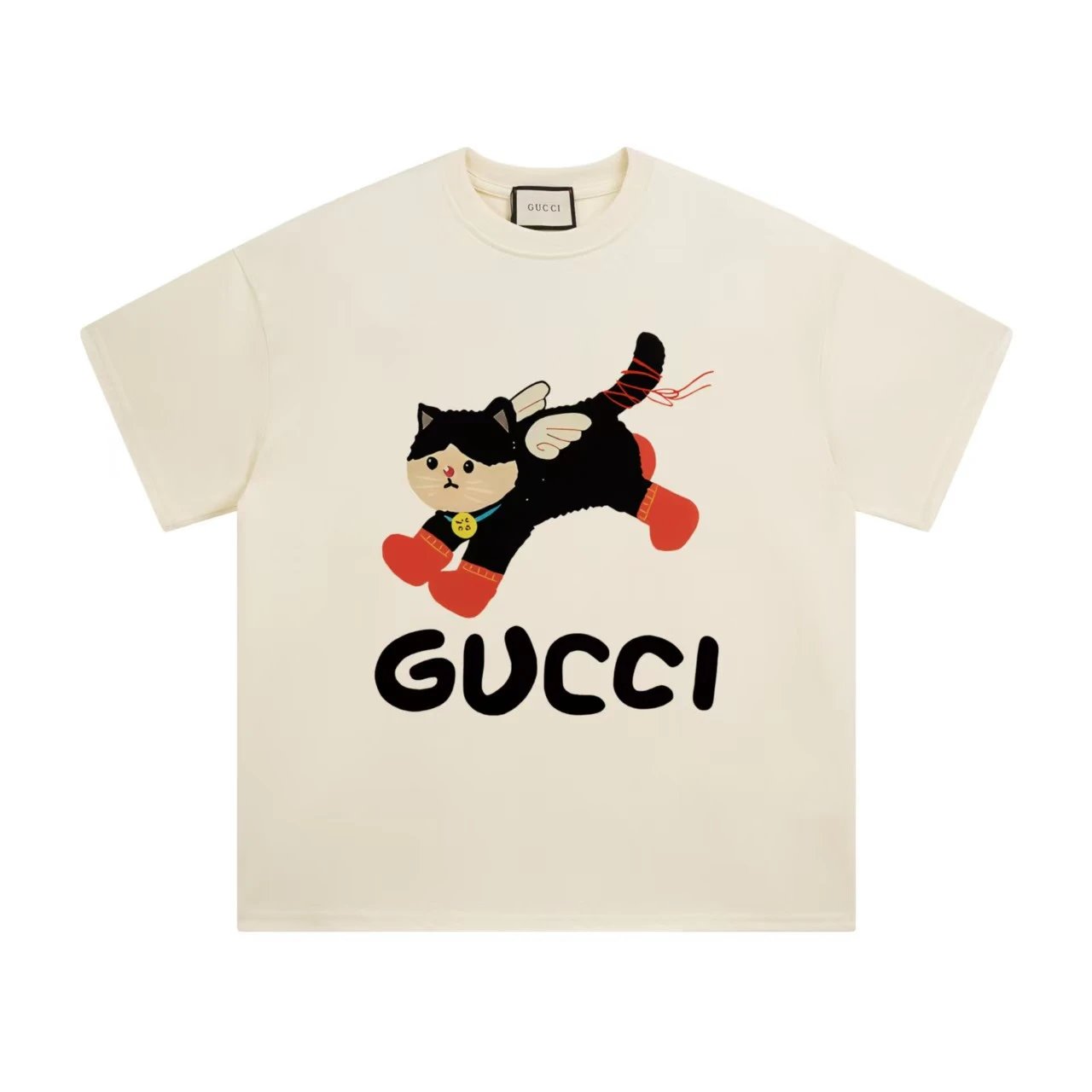 Gucci Cat Print Beig