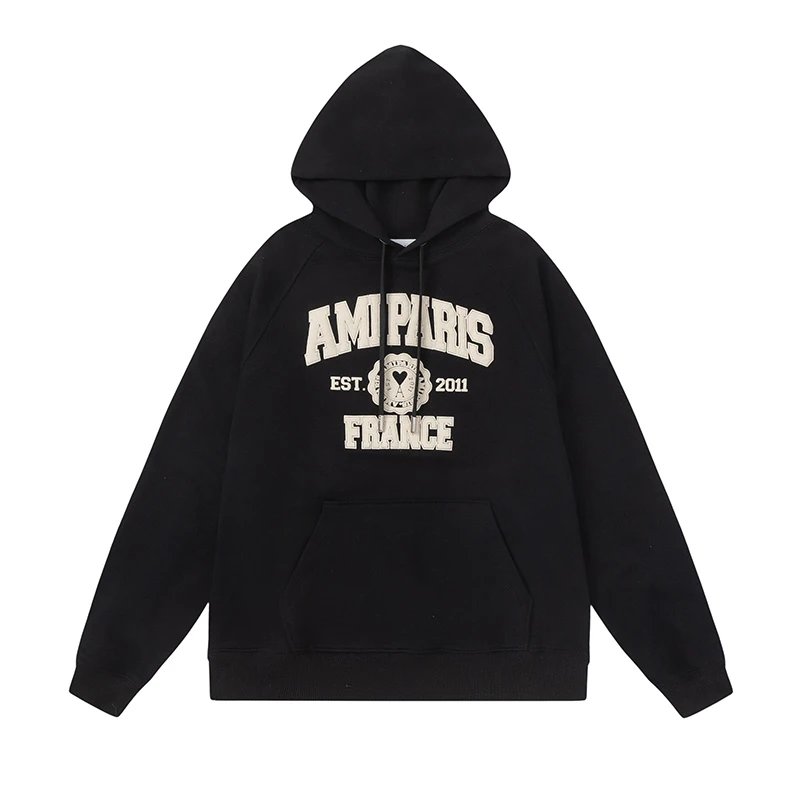 Amparís Black Hoodie