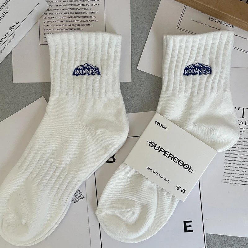 Supercool White Sock