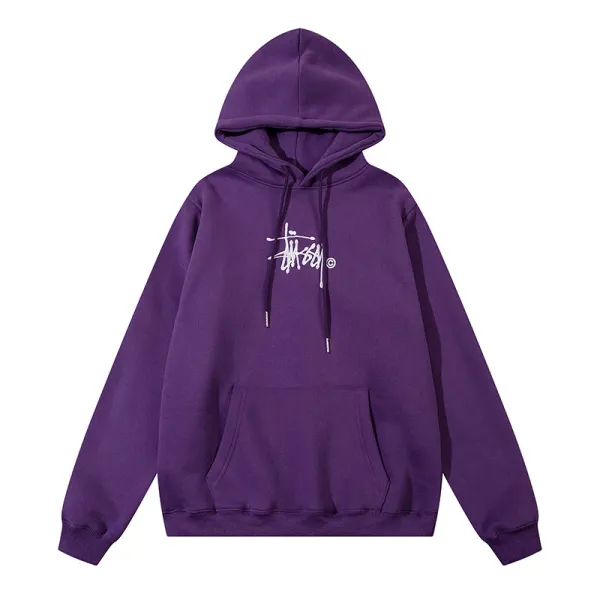 Stussy Dice Print Hoodie Navy - 6