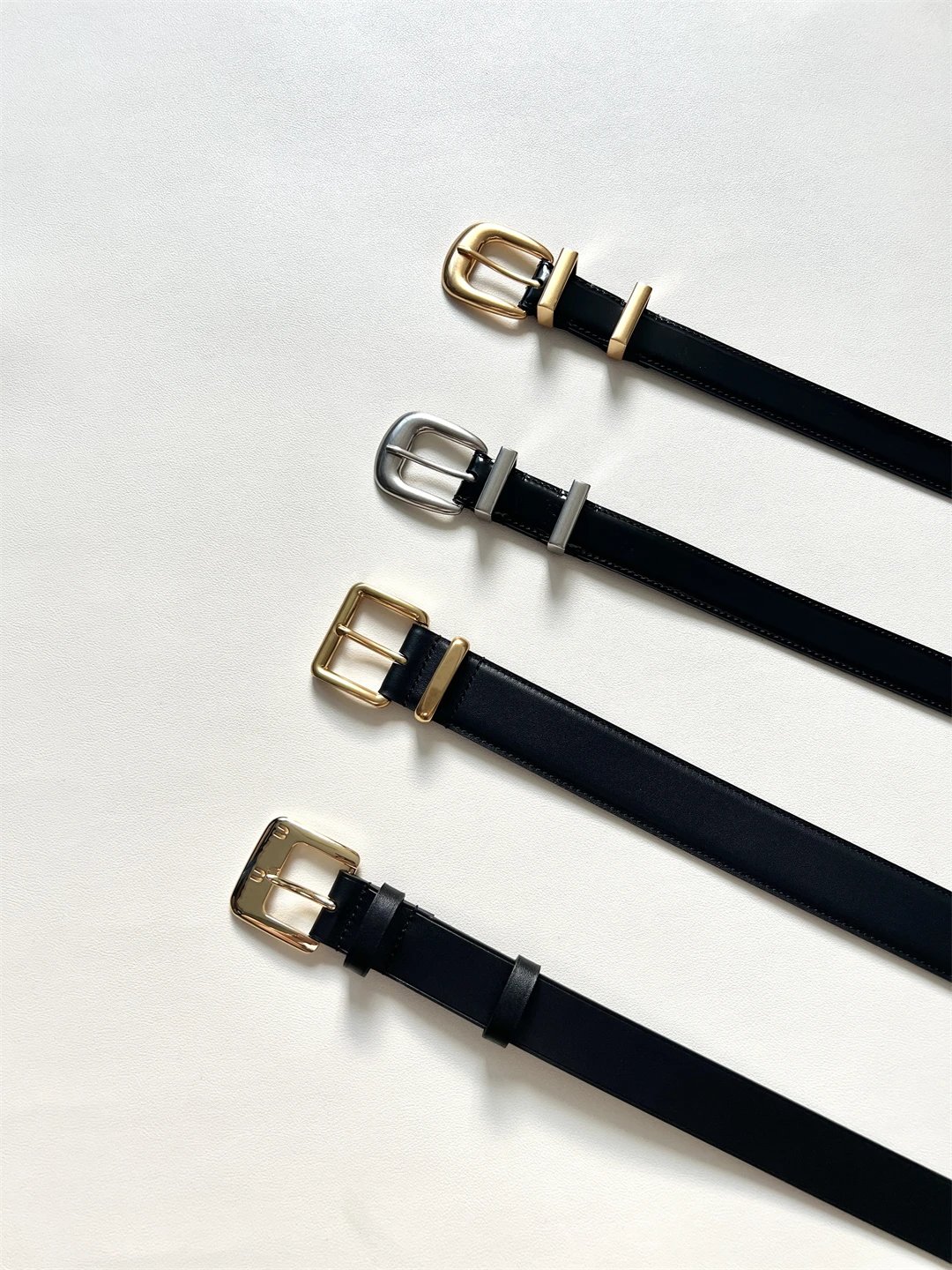 Chanel CC Logo Black Quilted Leather Belt