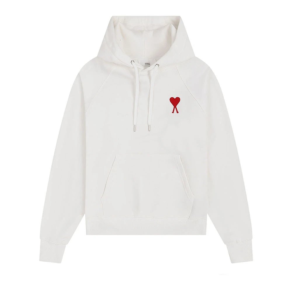 Ami Paris White Hoodie