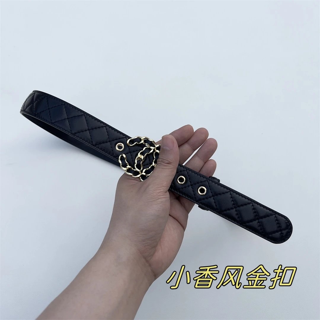 Chanel Black Belt