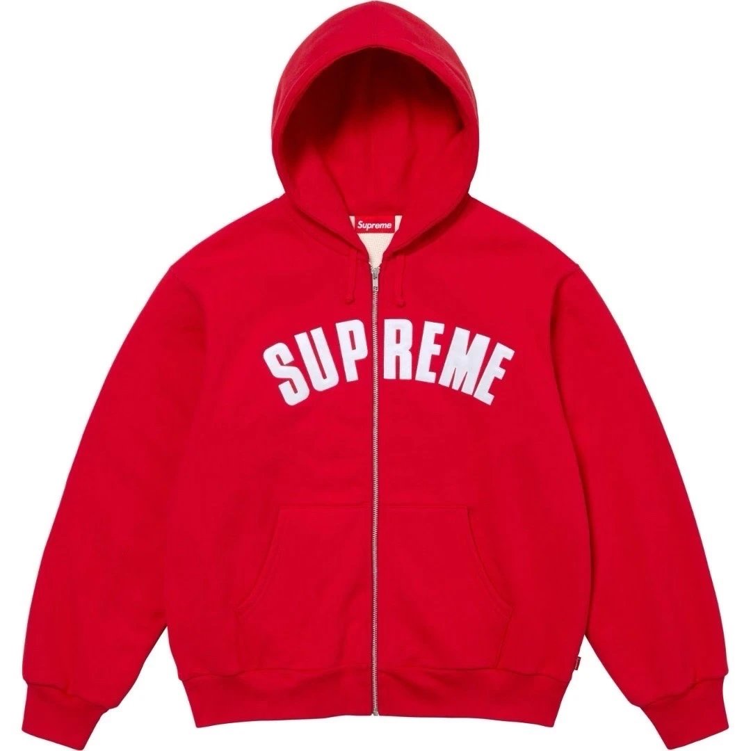 Supreme Red Zip-Up H
