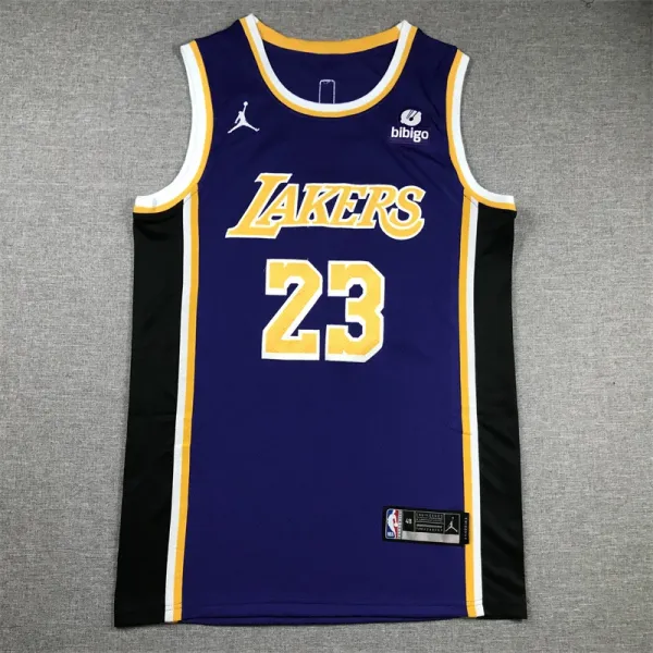 Air Jordan x Los Angeles Lakers LeBron James #23 Statement Edition Jersey - 1