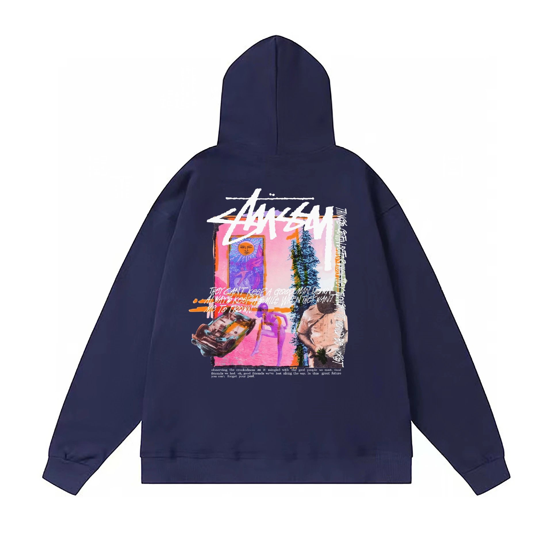 Stüssy Navy Hoodie