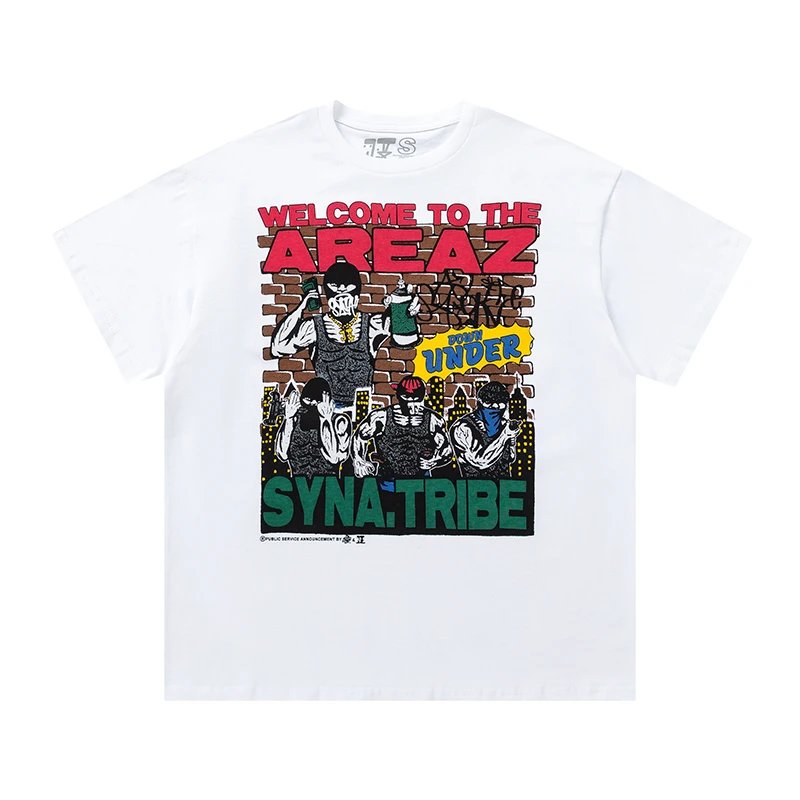 Syna Tribe White T-S
