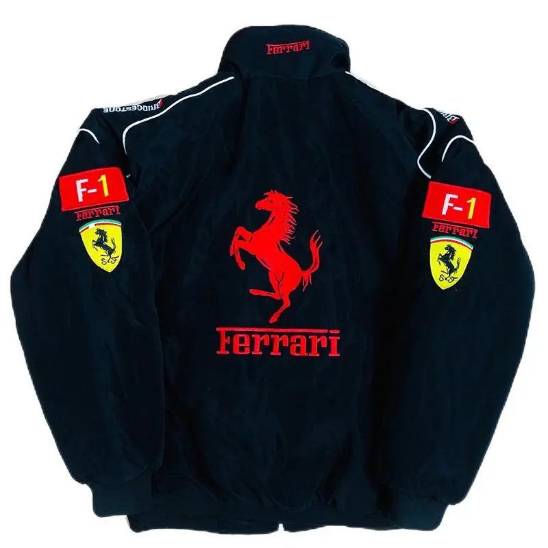 Ferrari Scuderia F1 Black Racing Jacket