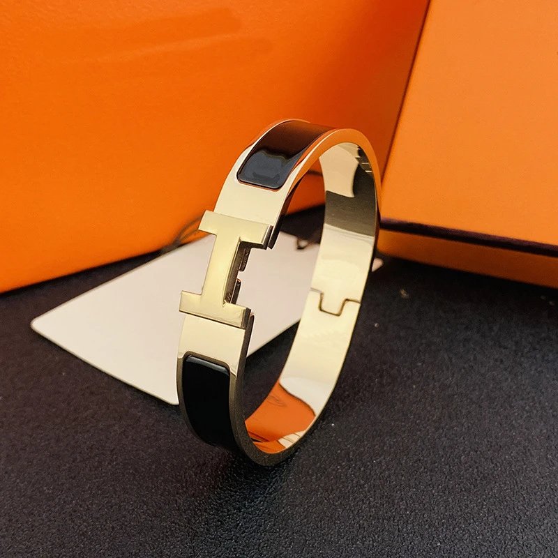 Hermès Black Cuff Br
