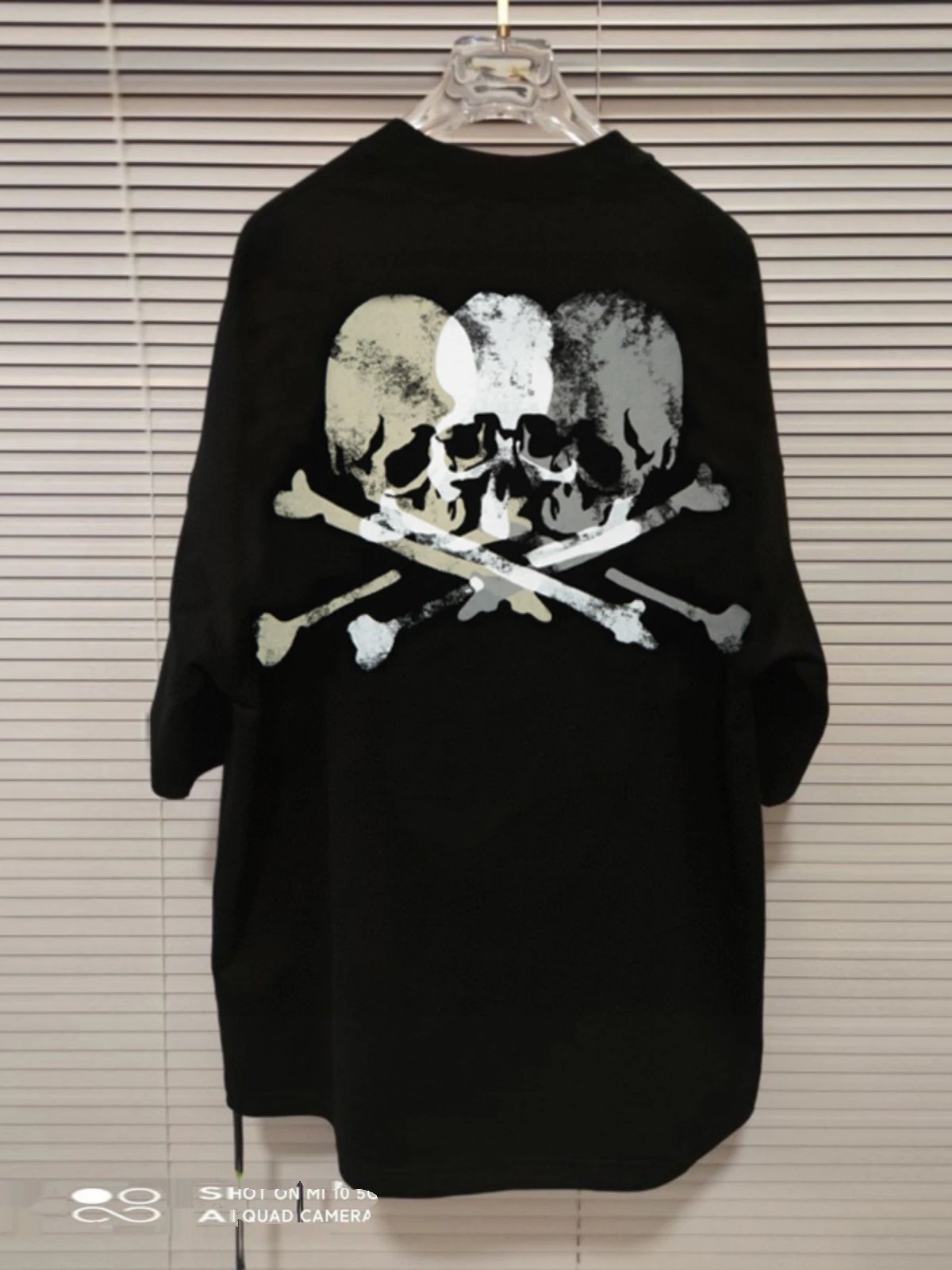 Skull Print Short-Sleeved T-Shirt